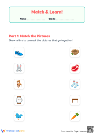 Grade K Patterns Worksheet | Essential Printable Math