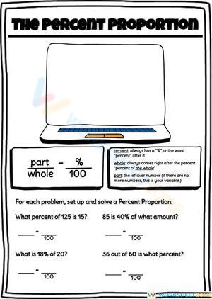 The Percent Proportion Part 2