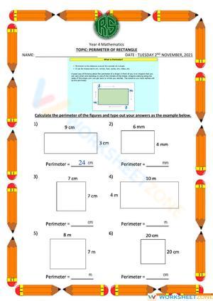 Perimeter of Rectangle