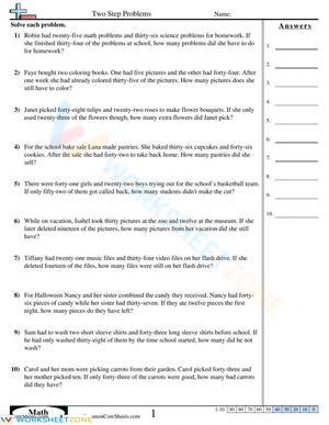 Multi step word problem