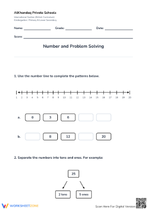 Essential Grade 3 Math Word Problems Worksheet | Printable