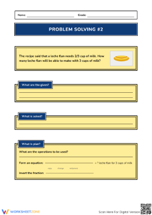 Printable Division of Fractions Word Problems | Grade 6 Math