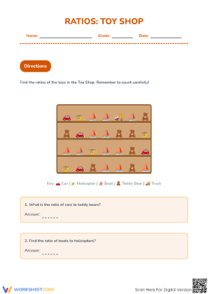Ratio Toy Shop Worksheet | Essential Grade 5 Math Guide