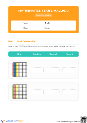 Essential Grade 4 Math Review Packet | Printable Worksheet