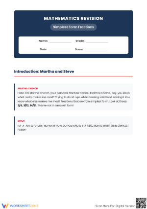 Essential Math Revision Worksheet | Grades 3-7 Ready