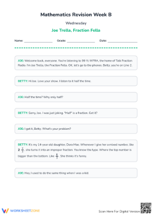 Essential Grade 3-7 Math Revision | Wednesday Printable