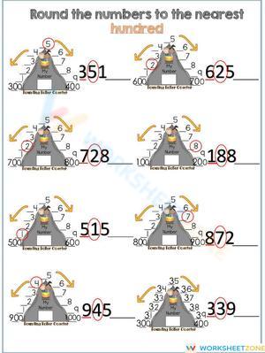 Rounding to the nearest hundred