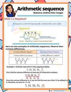 Aritmetich sequences