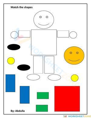 Match the Shapes Worksheet