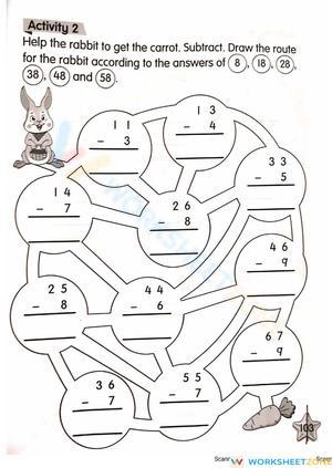 More subtraction page 103