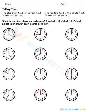 14-1 Tell Time
