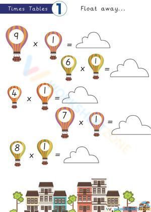 Hot Air Balloon x1 tables