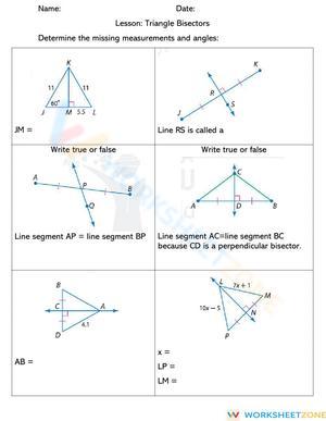 Triangle bisector