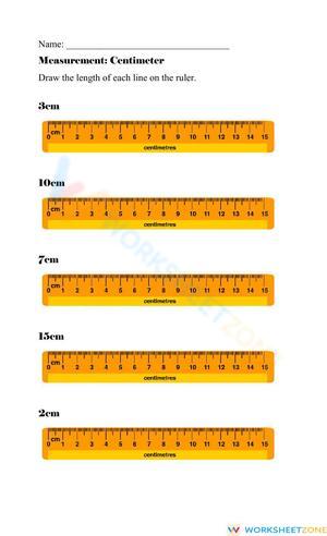 Centimetre measurement