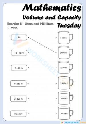 Mathematics - 3B - Capacity and Volume H