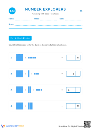 Grade 2 Counting & Place Value — Printable Math Worksheet
