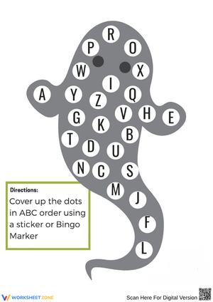 Alphabet Letter Recognition Ghost Activity