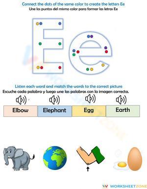 Letter Ee-continuous assessment