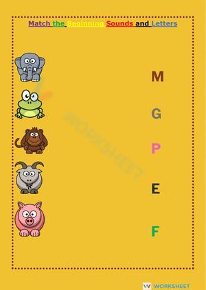Grade K Phonics — Printable No-Prep Worksheet