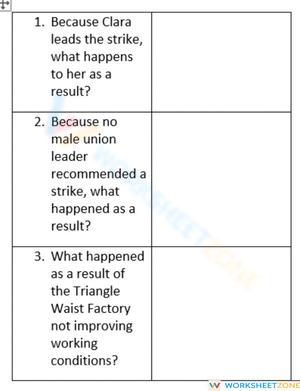 Brave Girl Cause and Effect