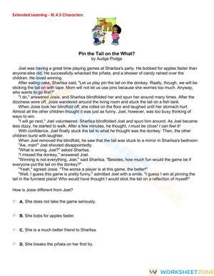 BES-RL4.3 Characters Extended Learning