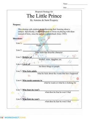 Grade 6 Character Analysis — Printable No-Prep Worksheet