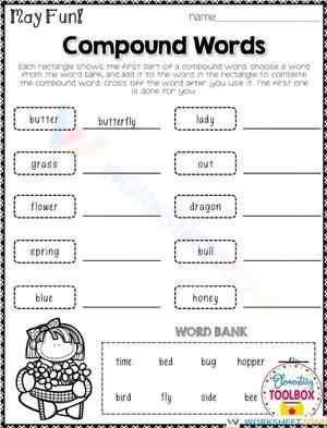 Compound Words Worksheet