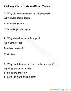 Help Our Earth