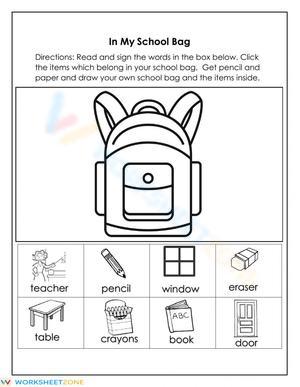 In My School Bag
