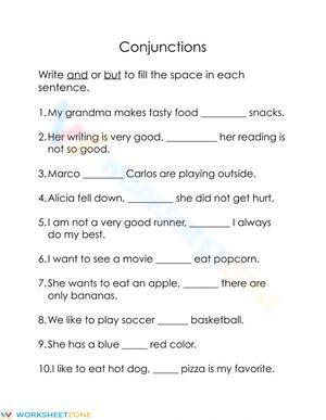Conjunctions - and-but