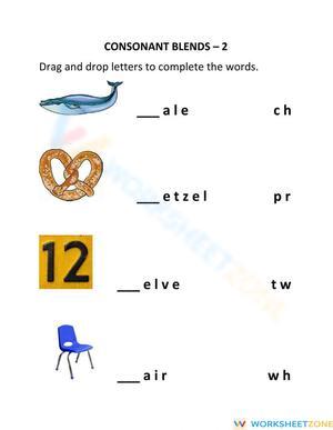 Consonant Blends - 2