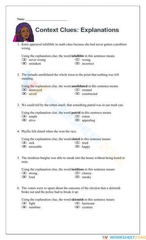 Context Clues - Explanations by Oclarky1