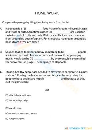 Cloze Exercise Final