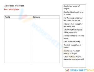 Fact and Opinion Case of Stripes