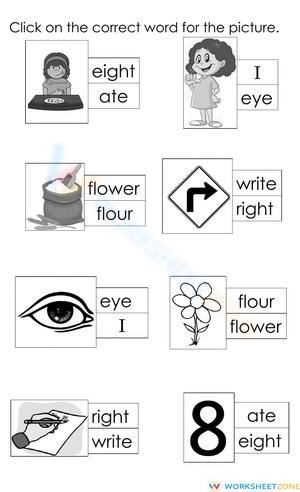 Grade 2 Homophones — Printable No-Prep Worksheet