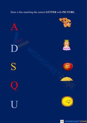 Grade 1 Letter Sounds — Printable No-Prep Worksheet