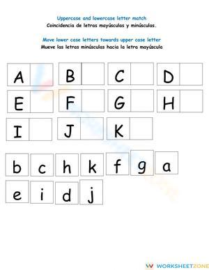 Kindergarten Alphabet — Printable No-Prep Worksheet