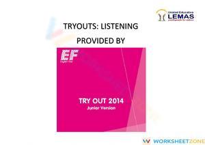 Yle tryouts - listening