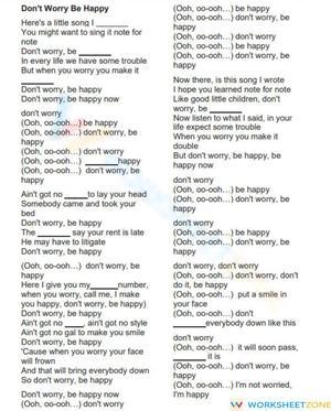 Dont worry be happy