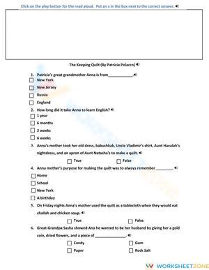 Grade 4 Story Sequence — Printable No-Prep Worksheet