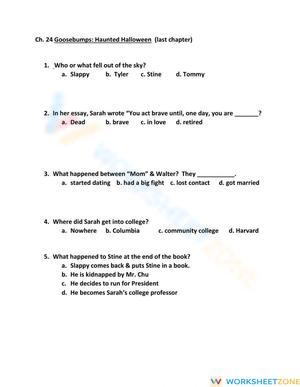 Grade 5 Halloween Word Search — Printable No-Prep Worksheet