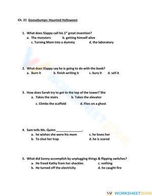Grade 7 Reading Comprehension — Essential Worksheet