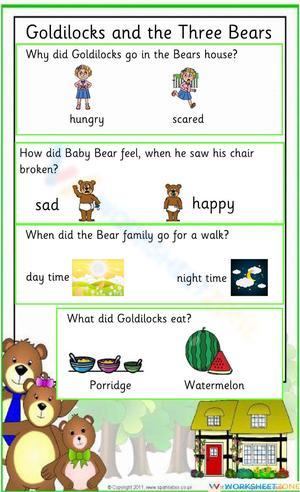 Goldilocks Comprehension 2