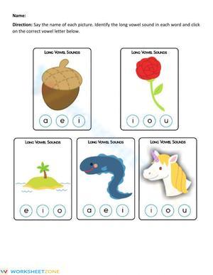 Long Vowel Sounds