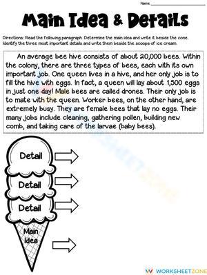 Identifying Main Idea and Details