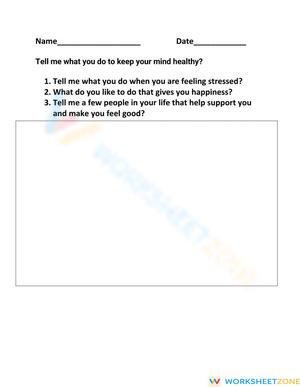 Narrative Writing :Healthy Mindset