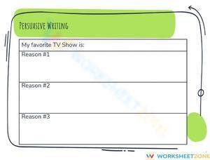 Persuasive Writing 1