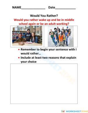 Creative 'Would You Rather' Prompts for Elementary Students