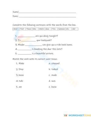 Review Parts of Speech
