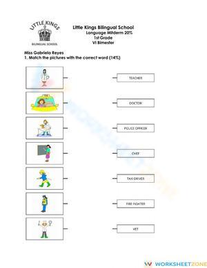 Printable Personal Pronouns Worksheet | Grade 1 ELA